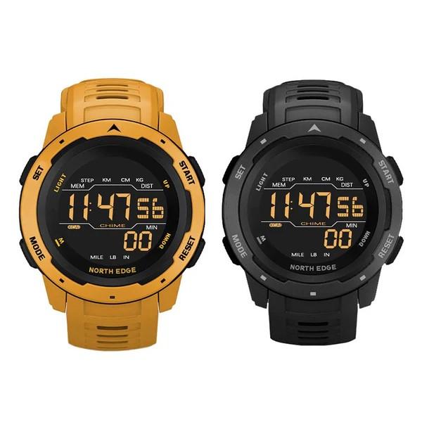 Waterproof Outdoor Sports Smartwatch (Red, Yellow, Black)